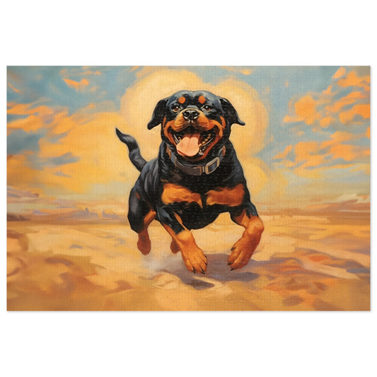 Rottweiler Dali Puzzle (30, 110, 252, 500,1000-Piece)