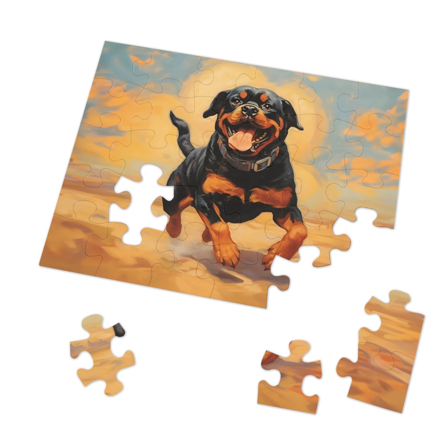 Rottweiler Dali Puzzle (30, 110, 252, 500,1000-Piece)