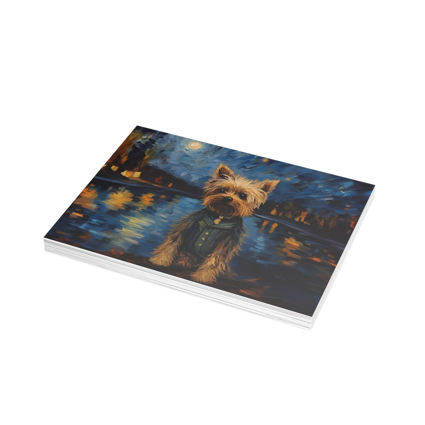 Yorkie Van Gogh Postcards