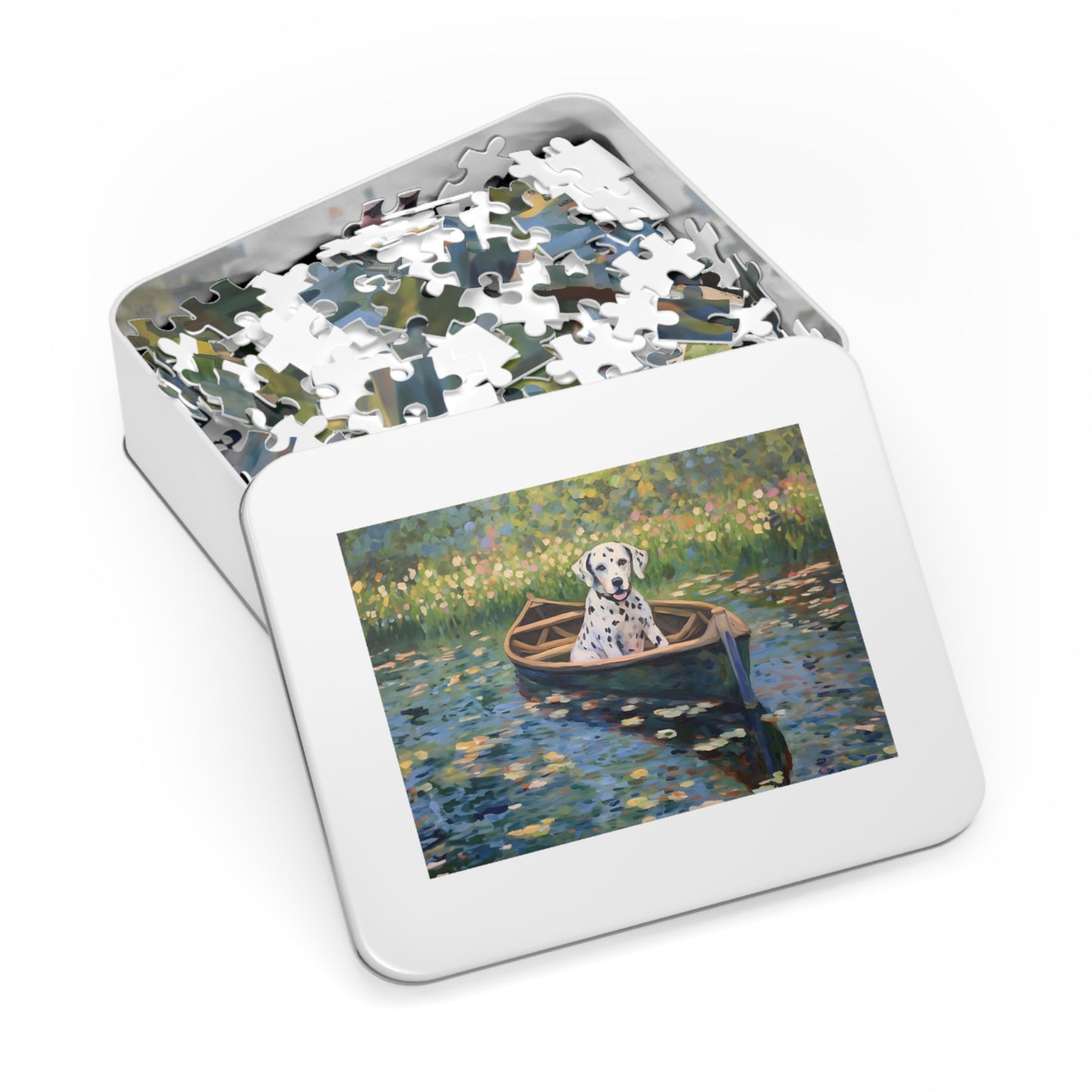 Dalmatian Monet Puzzle Jigsaw Puzzle (30, 110, 252, 500,1000-Piece)