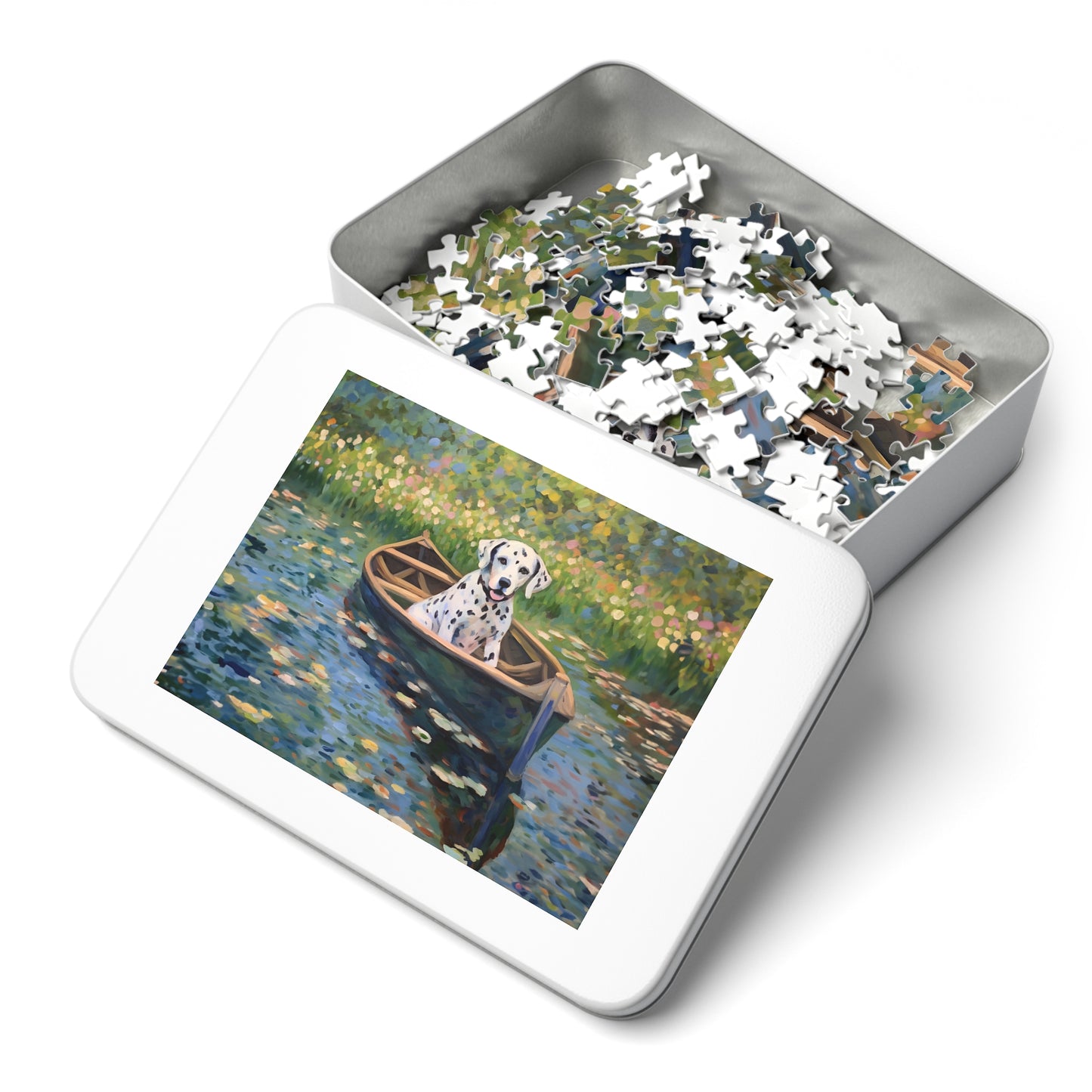 Dalmatian Monet Puzzle Jigsaw Puzzle (30, 110, 252, 500,1000-Piece)