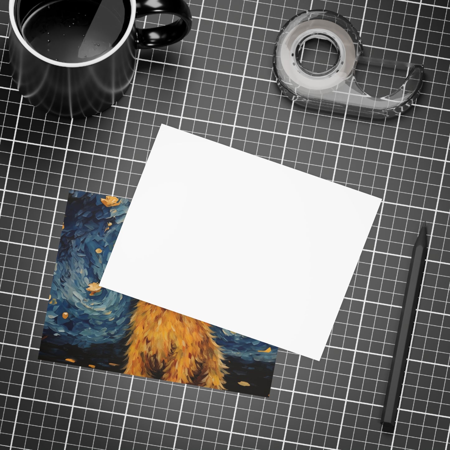 Golden Doodle Van Gogh Postcards