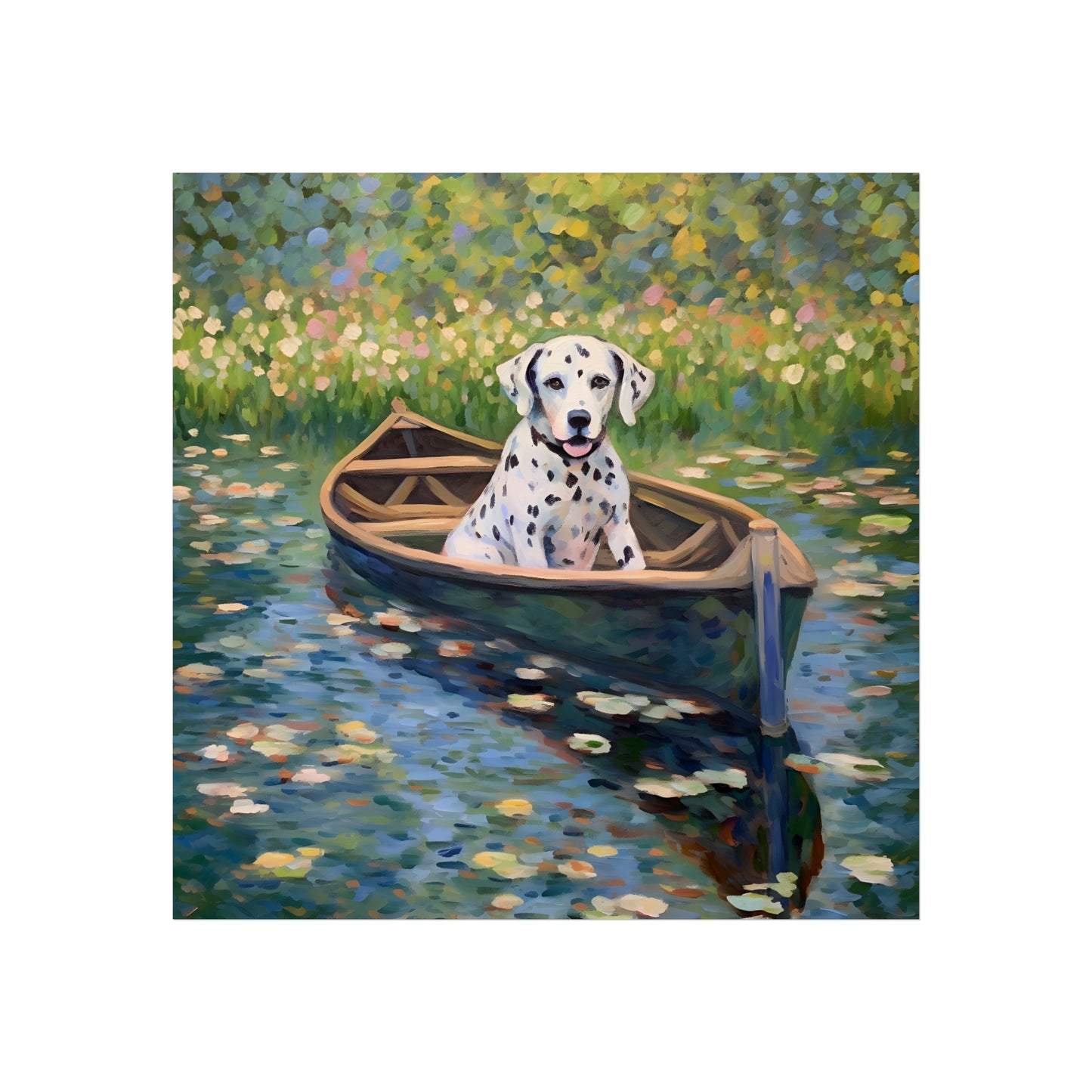 Dalmatian Monet Giclée Print