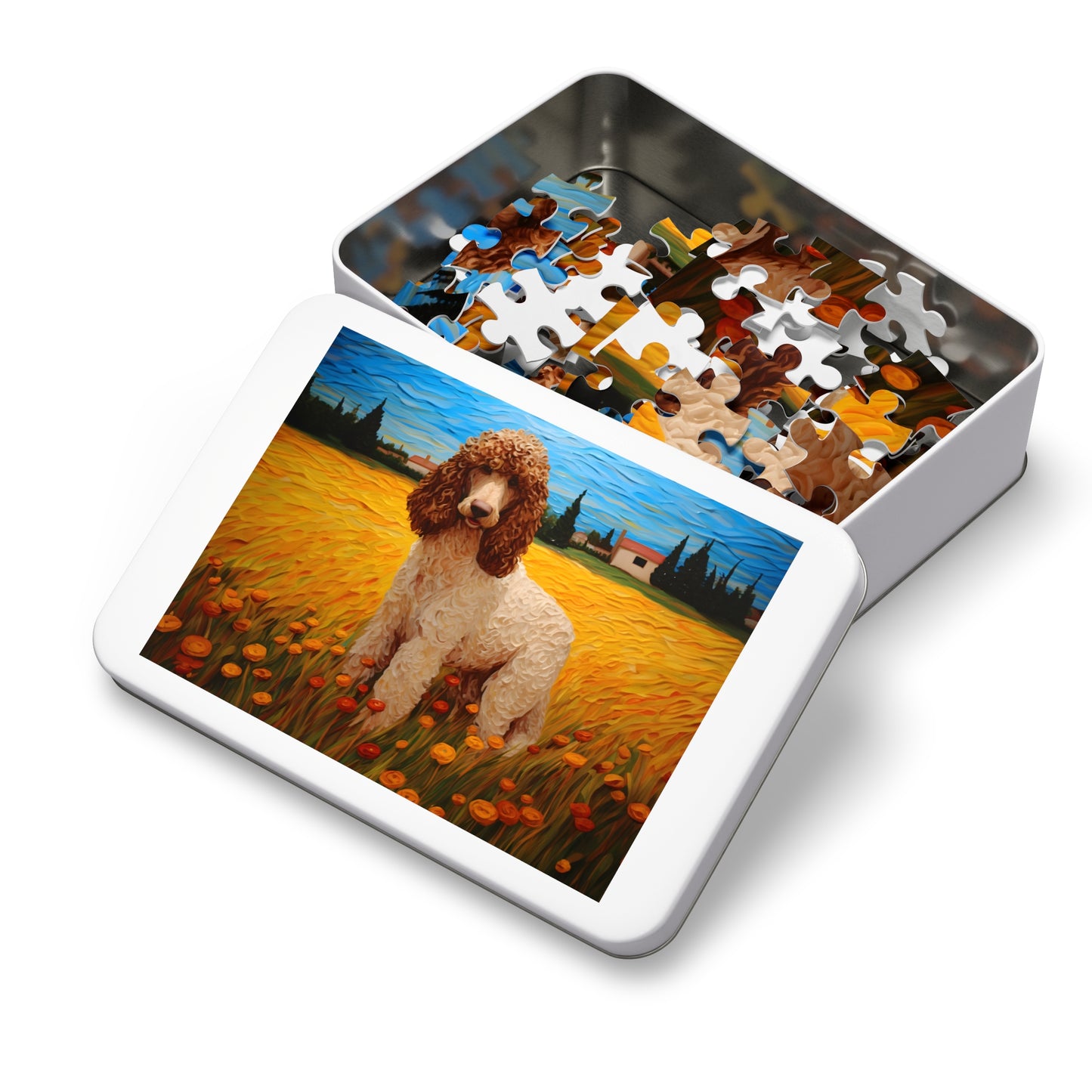 Standard Poodle Van Gogh Puzzle (30, 110, 252, 500,1000-Piece)