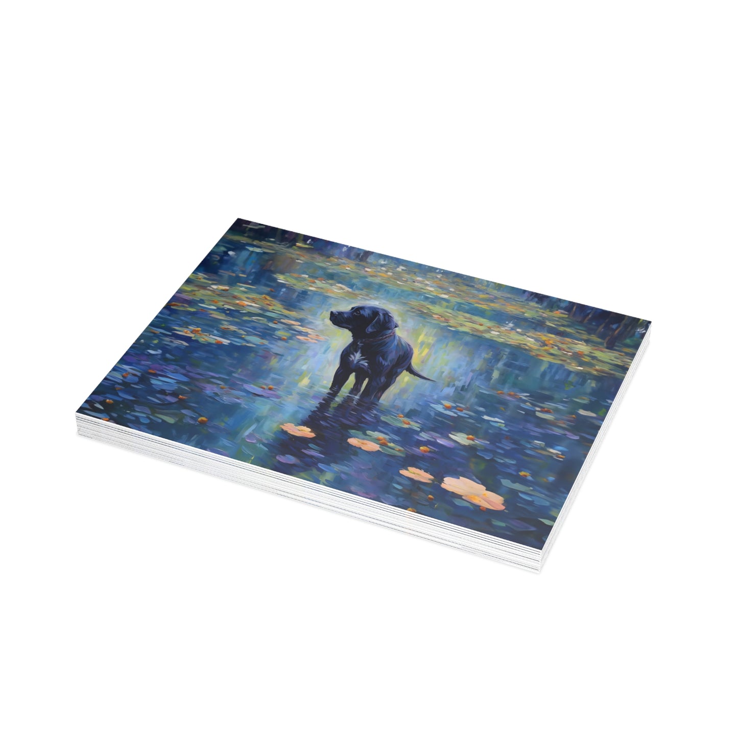 Labrador Retriever Monet Postcards