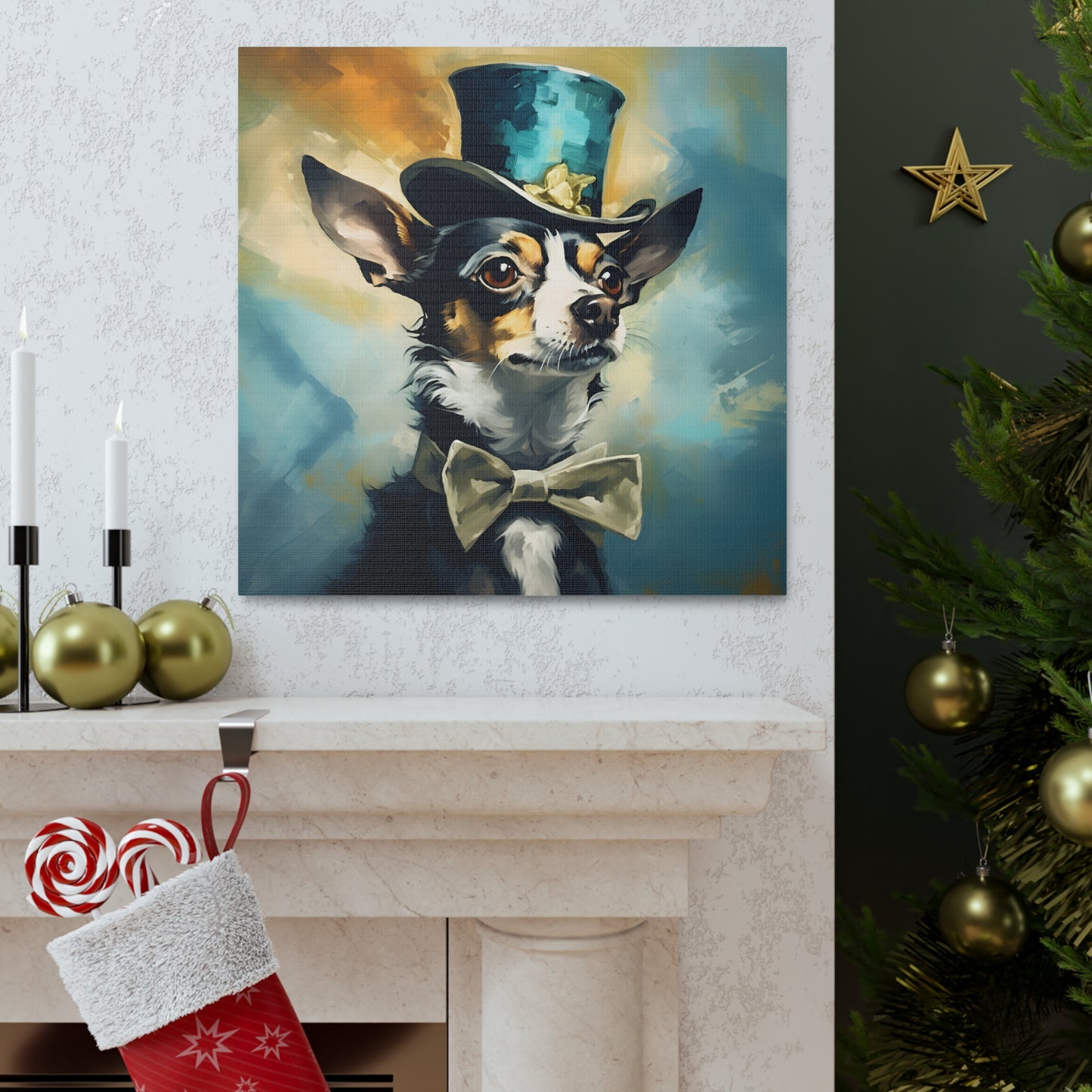 Chihuahua Dalí Canvas Print