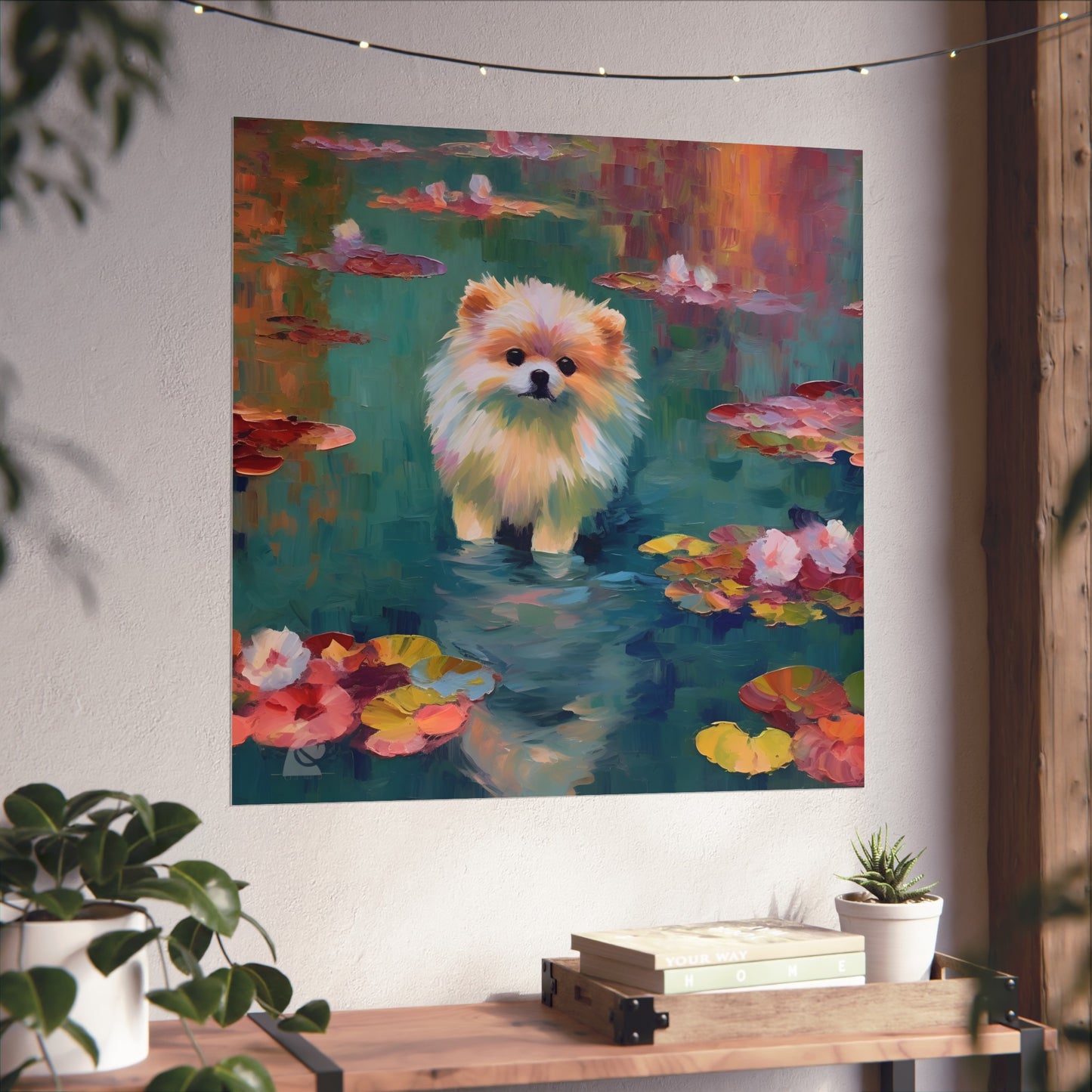 Pomeranian van Gogh Giclée